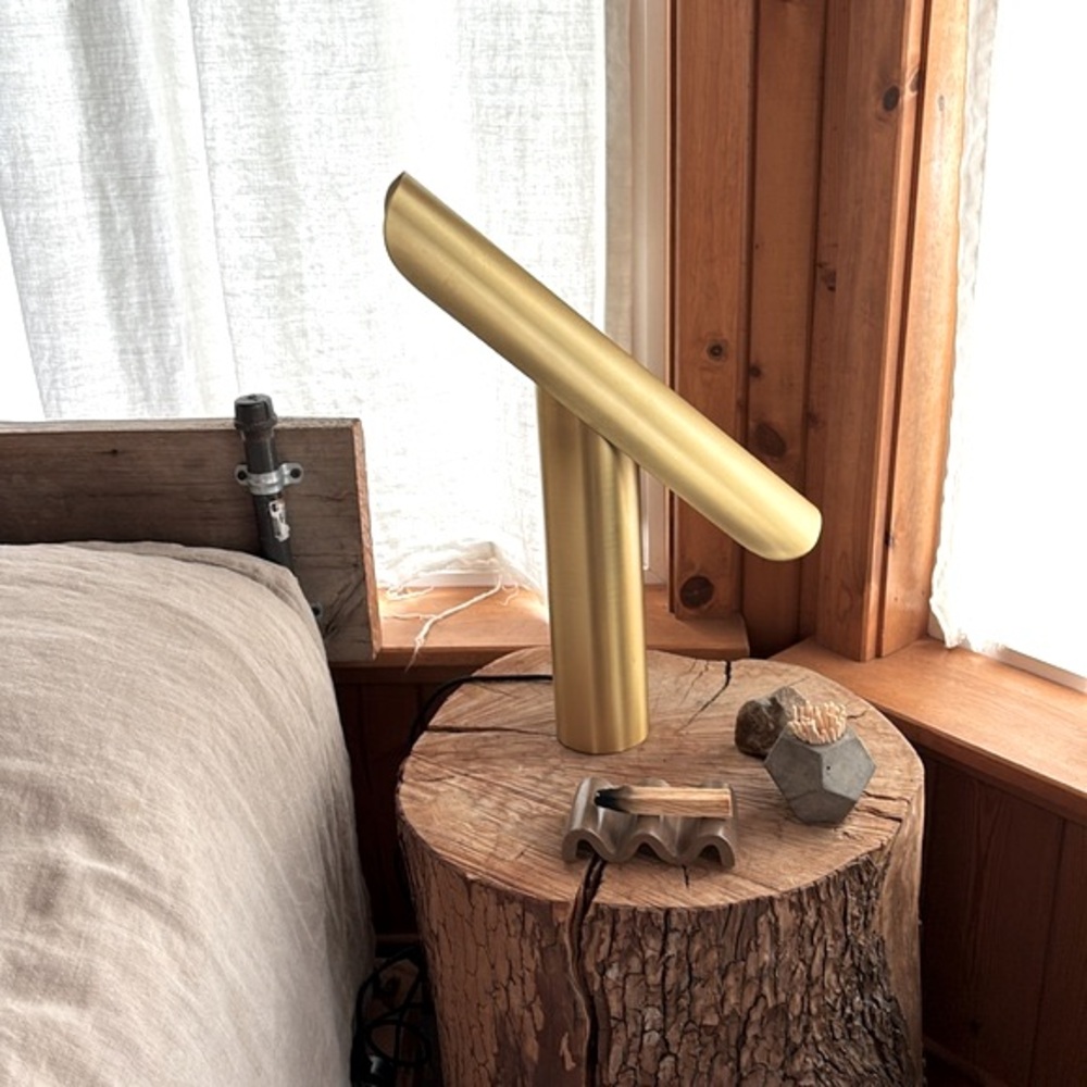 FRAMA Brass T-Lamp (NWOT)